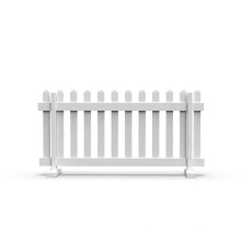 White PVC Temporary Fencing